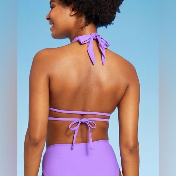 Wild Fable Women's Cross Next Multi-Way Bikini Top NWT Purple 2X - Picture 2 of 8
